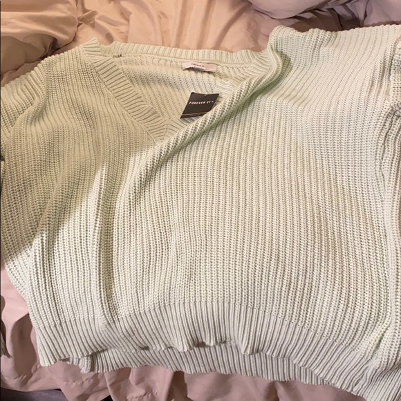 Forever 21 Sweaters Plus Size Ribbed Sweater Mint Green Poshmark